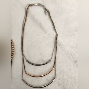 Three Tier Bar Necklace